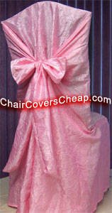 pink chair covers for weddings in toronto